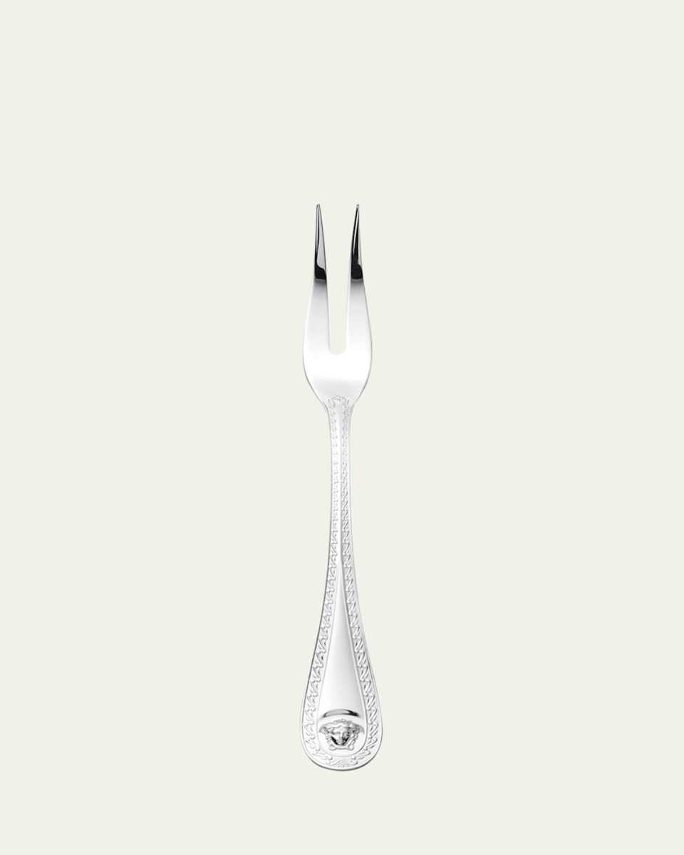 Medusa Silver-Plated Meat Fork